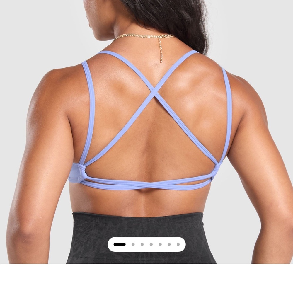 Gymshark back gains sports bra